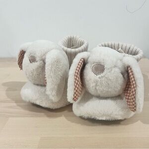 Zara Cream Bunny Kids Slippers